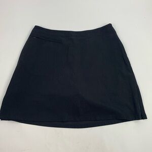Patagonia Skirt Skort Shorts set Zip Up Black Size Large Attached shorts EUC